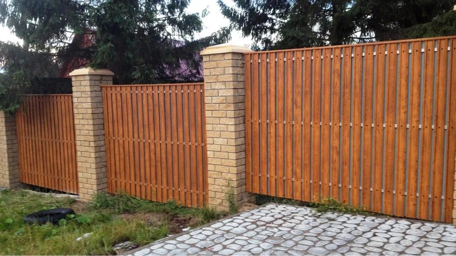 М-образный штакетник 3